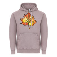 Vintage Zinc withered leaf Vintage Hoodie - BarkalooDesign