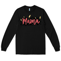 Black checkered mama Long Sleeve Tee - MaliasSmallBusiness