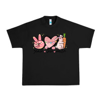 Black peace love easter Urban Heavy Tee - MaliasSmallBusiness