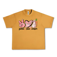 Peanut Butter peace love easter Urban Heavy Tee - MaliasSmallBusiness