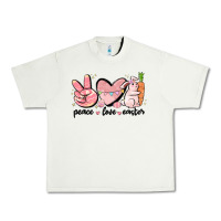 Pistachio peace love easter Urban Heavy Tee - MaliasSmallBusiness