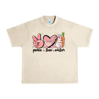 Sandshell peace love easter Urban Heavy Tee - MaliasSmallBusiness
