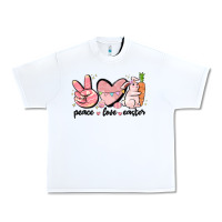White peace love easter Urban Heavy Tee - MaliasSmallBusiness