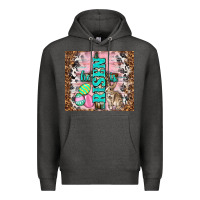 Charcoal Heather western he is risen with rabbit Premium Hoodie - TumblerDesignByShophia