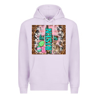 Lilac western he is risen with rabbit Premium Hoodie - TumblerDesignByShophia