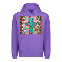 Purple western he is risen with rabbit Premium Hoodie - TumblerDesignByShophia