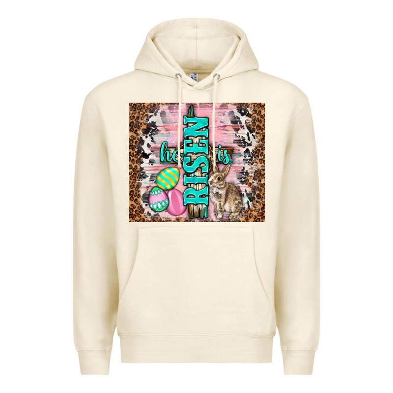 Western He Is Risen With Rabbit Premium Hoodie by TumblerDesignByShophia | Teevron