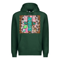 Sports Green western he is risen with rabbit Premium Hoodie - TumblerDesignByShophia