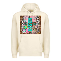 Tofu western he is risen with rabbit Premium Hoodie - TumblerDesignByShophia