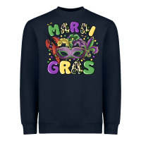 Navy mardi gras Heavyweight Sweatshirt - MaliasSmallBusiness