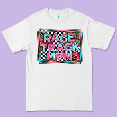 Race Track Mom Premium Tee Designed By Adodesignshop