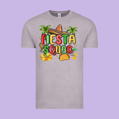 Fiesta Squad Vintage Tee Designed By Maliassmallbusiness