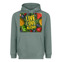 Sage live love aloha Heavyweight Hoodie - TumblerDesignByShophia