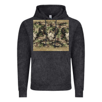 Vintage Black camouflage bull skull Vintage Hoodie - Jasminsmagicworld