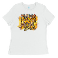 White mama mommy mom bruh Ladies Tee - RacoonDesign