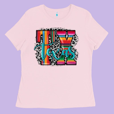 Tx Texas Ladies Tee Designed By Jahusdesignshop