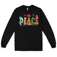 Black peace Long Sleeve Tee - MaliasSmallBusiness