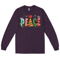 Plum peace Long Sleeve Tee - MaliasSmallBusiness