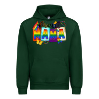 Forest Green Proud mama Mother's Day Urban Hoodie - FaDigitalArtStudio