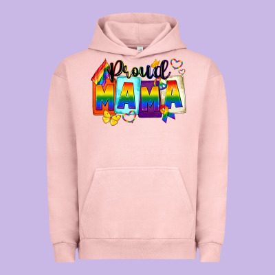 Proud Mama Mother's Day Urban Hoodie Designed By Fadigitalartstudio