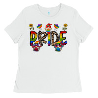 White pride gnome Ladies Tee - CowhideDigitalArt
