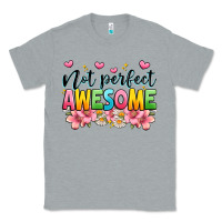 Heather Grey not perfect awesome Classic Tee - JahusDesignShop