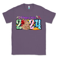 Lavender Happy Easter 2024 Classic Tee - CowhideDigitalArt