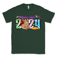 Sports Green Happy Easter 2024 Classic Tee - CowhideDigitalArt