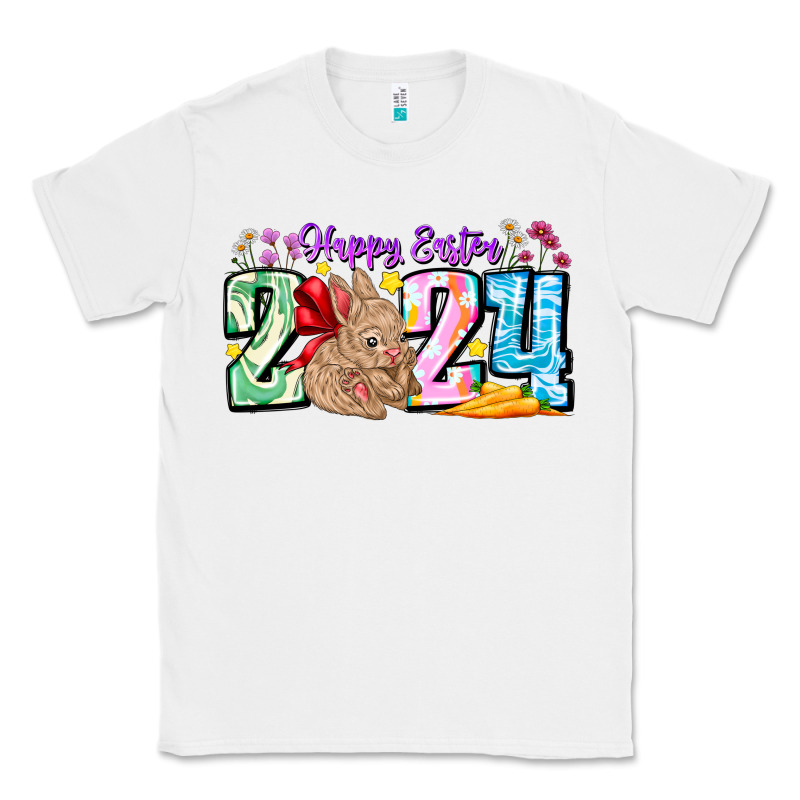 Happy Easter 2024 Classic Tee by CowhideDigitalArt | Teevron