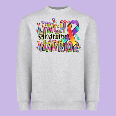 Lynch Syndrome Warrior Heavyweight Sweatshirt Designed By Nancycooperartshop