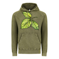 Vintage Olive green leaf Vintage Hoodie - BarkalooDesign