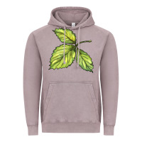Vintage Zinc green leaf Vintage Hoodie - BarkalooDesign