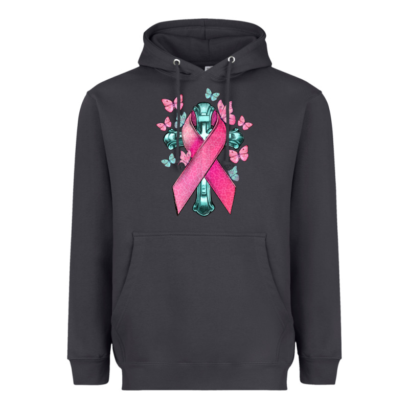 Cancer Cross Cancer Awareness Heavyweight Hoodie by HowdyJamesFarm | Teevron