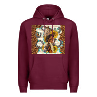 Horses With Sunflowers Premium Hoodie | Teevron