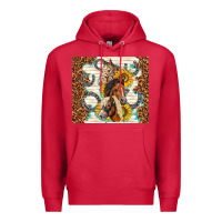 Cardinal horses with sunflowers Premium Hoodie - TumblerDesignByShophia