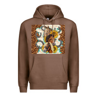 Chestnut horses with sunflowers Premium Hoodie - TumblerDesignByShophia