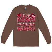 Chestnut love kisses valentine wishes Long Sleeve Tee - NancyCooperArtShop