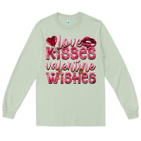 Matcha love kisses valentine wishes Long Sleeve Tee - NancyCooperArtShop