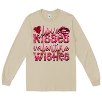 Mushroom love kisses valentine wishes Long Sleeve Tee - NancyCooperArtShop