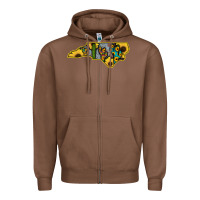 Chestnut Western North Carolina Map Sunflower Zipper Hoodie - Bettercallsaul