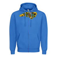 True Royal Western North Carolina Map Sunflower Zipper Hoodie - Bettercallsaul