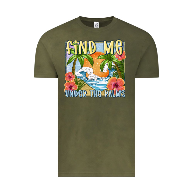 Find Me Under The Palms Vintage Tee by MaliasSmallBusiness | Teevron
