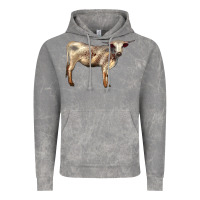 Cloud Rock Texas Longhorn Heifer Vintage Hoodie - LillyAllenDesigns