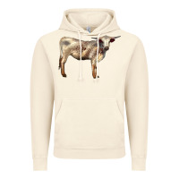 Vintage Artic Texas Longhorn Heifer Vintage Hoodie - LillyAllenDesigns