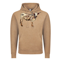 Vintage Coffee Texas Longhorn Heifer Vintage Hoodie - LillyAllenDesigns