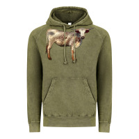 Vintage Olive Texas Longhorn Heifer Vintage Hoodie - LillyAllenDesigns