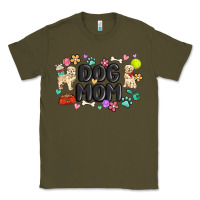 Army Green dog mom Classic Tee - MaliasSmallBusiness