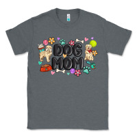 Charcoal Heather dog mom Classic Tee - MaliasSmallBusiness