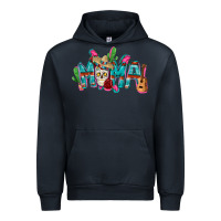 Navy Mexican mama Mother's Day Urban Hoodie - FaDigitalArtStudio