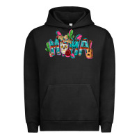 Pigment Black Mexican mama Mother's Day Urban Hoodie - FaDigitalArtStudio
